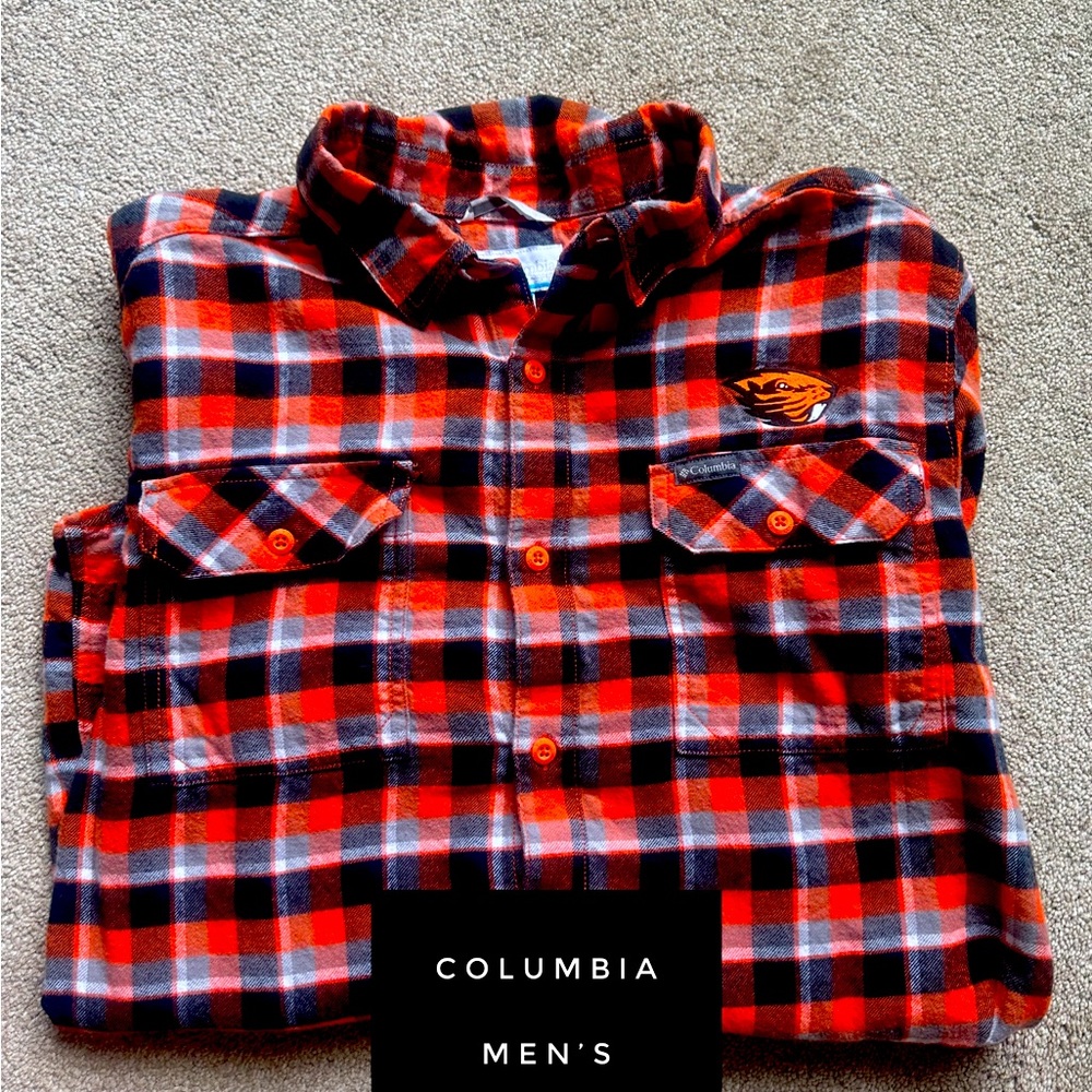 Columbia Oregon State Men’s Flannel